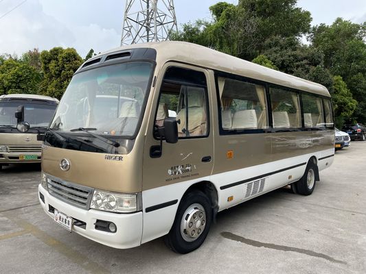 quality  King Long Second Hand Mini Bus 23 Seats Coaster Model Left Hand Drive factory