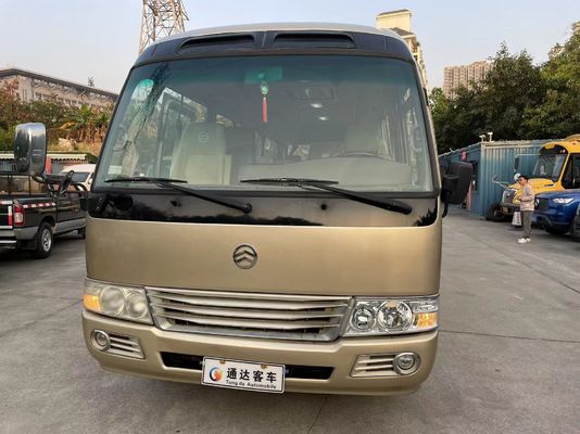 quality  Golden Dragon Small Used Coaster Bus Mini 23 Seats Passenger Used Coach Bus factory