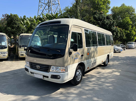 quality  10-23 Seats Used Coster Bus  Manual Transmission With Comfortable Seating factory