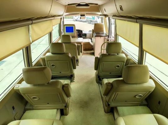23 Seats Used Coaster Bus with Sealing Window Manual Transmission