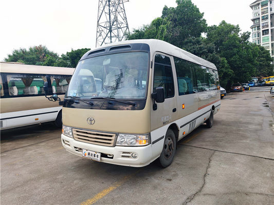 Toyota Diesel Second Hand Luxury Bus 23 Seats Coaster Series