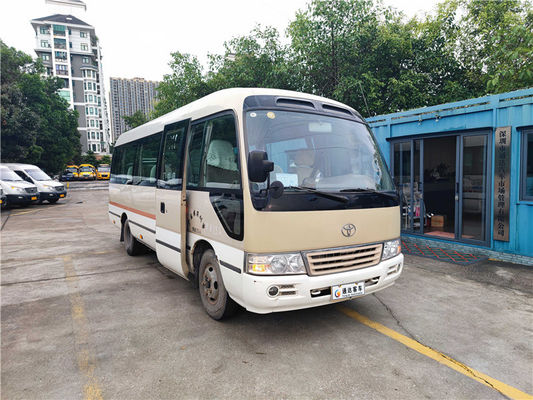 Toyota Diesel Second Hand Luxury Bus 23 Seats Coaster Series