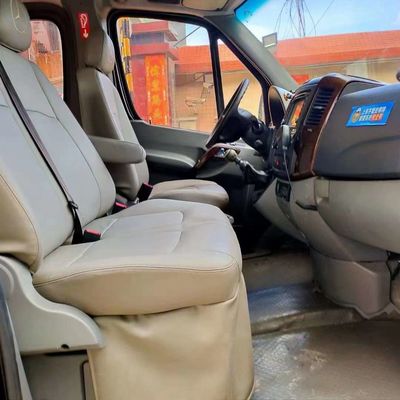 King Long Used 15 Passenger Buses Jinbei 2nd Hand Minibus Left Hand Drive