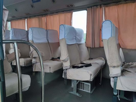 King Long Used 23 Seater Bus Reliable Second Hand Coaster Model Left Hand Drive