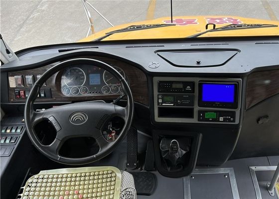 YuTong 46 Seats Refurbished School Bus Yellow Manual Transmission