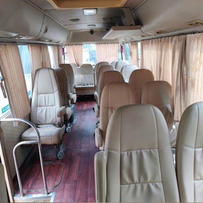 Euro 4 Second Hand Toyota Coaster , Used 20 Passenger Van For Sale