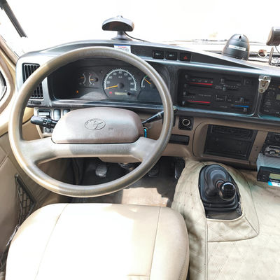 Euro 4 Second Hand Toyota Coaster , Used 20 Passenger Van For Sale