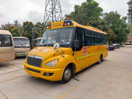 Dongfeng 42 Seats Retired School Bus Diesel Fuel With Euro 4 Engine