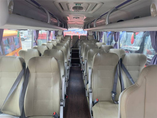 Used Buses 32 Seats Yutong Diesel engine , Manual Used Tour Buses