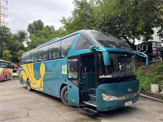 Euro 4 Used Higer Bus 51 Seats Travels Bus Second Hand With Manual Transmission