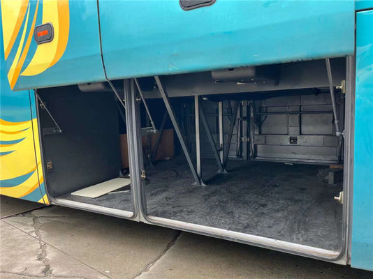 Euro 4 Used Higer Bus 51 Seats Travels Bus Second Hand With Manual Transmission