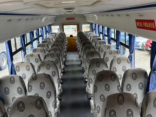 Yellow Used School Buses 46 Seats Manual Transmission Used YuTong Buses