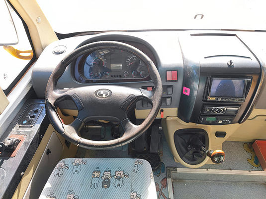 Shaolin Used School Buses 56 Seats LHD Steering Position With Manual Transmission