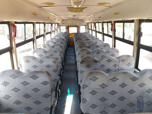 Shaolin Used School Buses 56 Seats LHD Steering Position With Manual Transmission