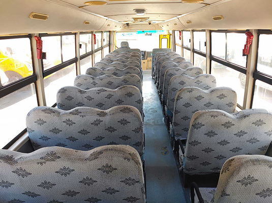 Shaolin Used School Buses 56 Seats LHD Steering Position With Manual Transmission