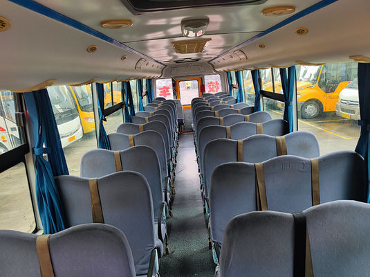 Diesel Euro 4 Retired School Bus Dongfeng 56 Seats Yellow School Bus