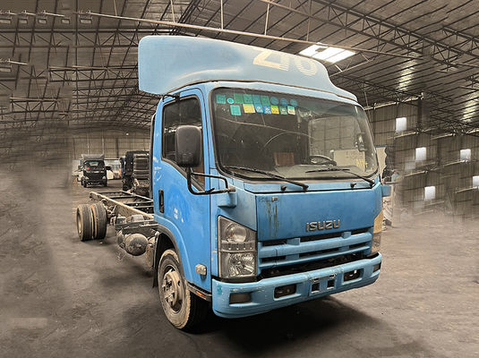 Isuzu Used Manual Transmission Trucks 4X2 Drive With 6 Tire
