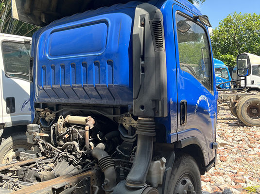 Isuzu 4x2 Used Diesel Cargo Vans , LHD Second Hand 8 Ton Truck