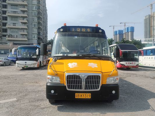 Shangrao 51 Seats Old School Bus 80km/H Max Speed Euro 4 Emission Standard