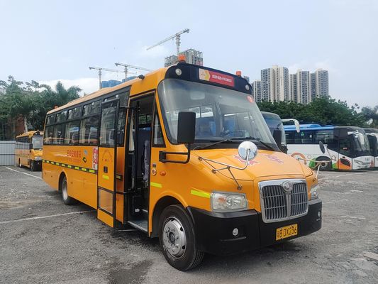 Shang Rao Second Hand 52 Seater Bus LHD Steering Position Diesel Pre Owned School Buses