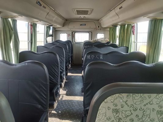 King Long 32 Seater Bus Second Hand School Bus Yellow Diesel Fuel Type
