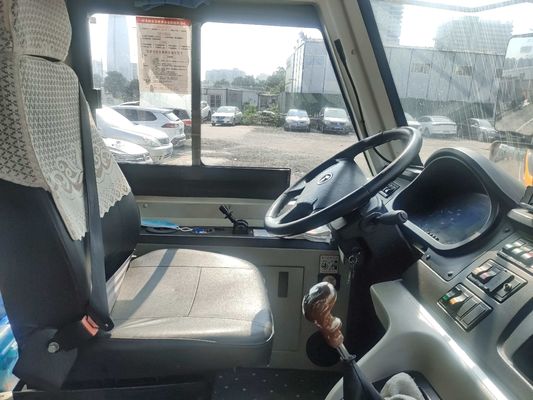 King Long 32 Seater Bus Second Hand School Bus Yellow Diesel Fuel Type