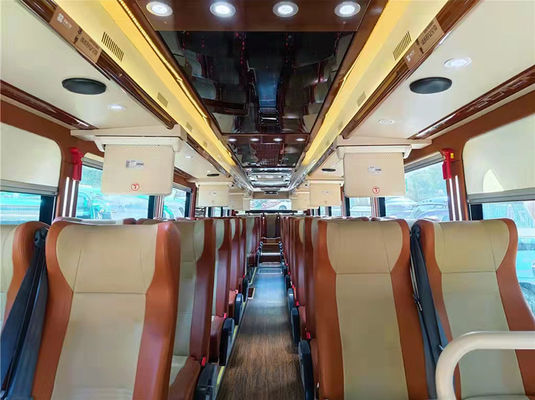 Second Hand Yutong 51 Seater Bus , Euro 5 LHD Diesel Used Tourist Bus