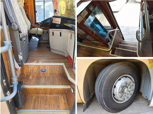 Second Hand Yutong 51 Seater Bus , Euro 5 LHD Diesel Used Tourist Bus