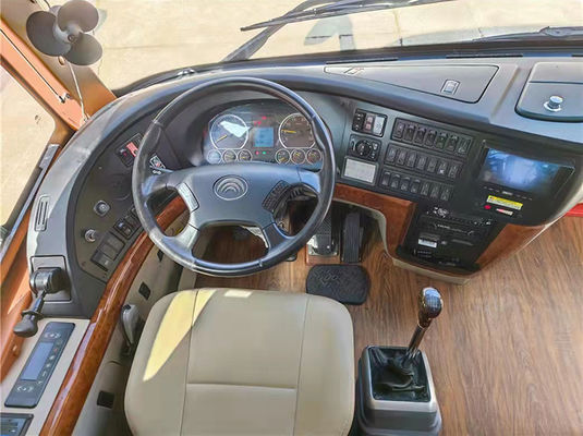 Second Hand Yutong 51 Seater Bus , Euro 5 LHD Diesel Used Tourist Bus
