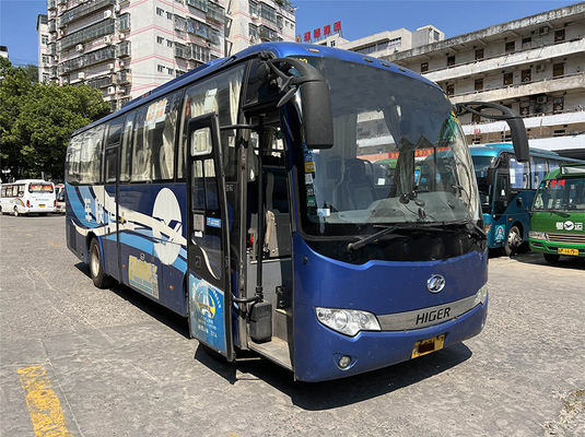 Diesel  Used Tourist Bus 37 Seats 2 Door LHD Euro 4 With Manual Transmission