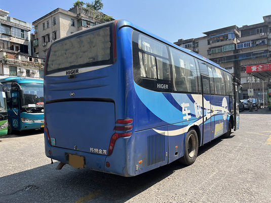 Diesel  Used Tourist Bus 37 Seats 2 Door LHD Euro 4 With Manual Transmission