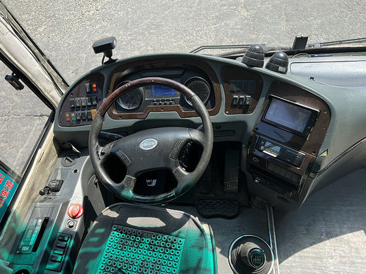 Diesel  Used Tourist Bus 37 Seats 2 Door LHD Euro 4 With Manual Transmission