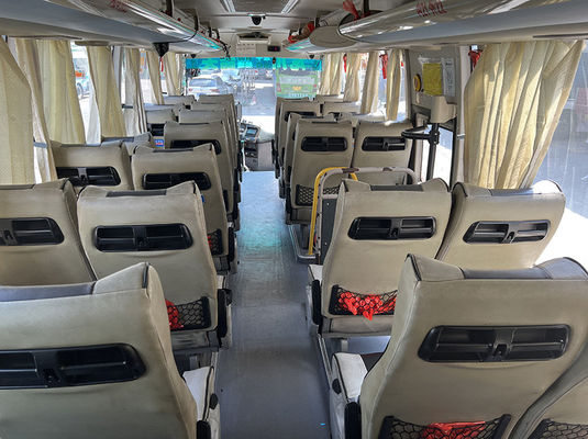 Diesel  Used Tourist Bus 37 Seats 2 Door LHD Euro 4 With Manual Transmission
