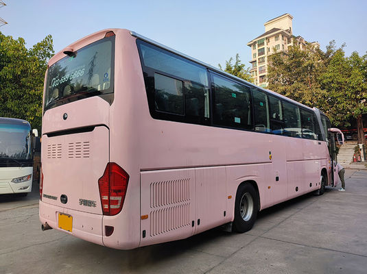 Luxury Pink Used Buses  Euro 5 LHD Used Diesel Shuttle Bus For Sale
