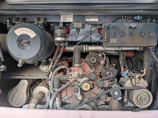 Luxury Pink Used Buses  Euro 5 LHD Used Diesel Shuttle Bus For Sale