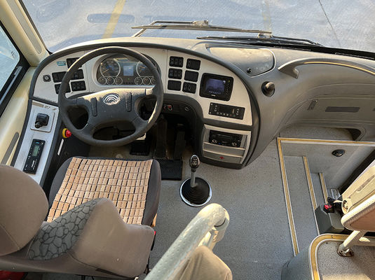 Blue Used Bus 51 Seats Euro 4 Emission Standard