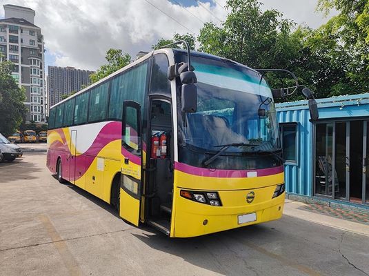 Manual Transmission Used Luxury Bus 100km/H Max Speed Diesel Fuel Servo 49 Seats