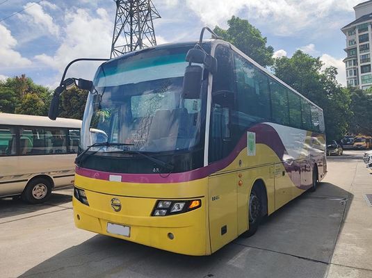 Manual Transmission Used Luxury Bus 100km/H Max Speed Diesel Fuel Servo 49 Seats