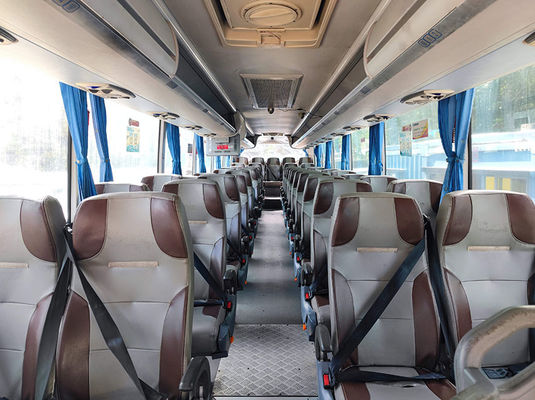 Manual Transmission Used Luxury Bus 100km/H Max Speed Diesel Fuel Servo 49 Seats