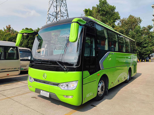 Golden Dragon Used Tour Bus 34 Seats Diesel Fuel Euro 4 Emission Standard