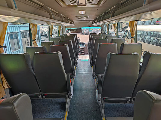 Golden Dragon Used Tour Bus 34 Seats Diesel Fuel Euro 4 Emission Standard