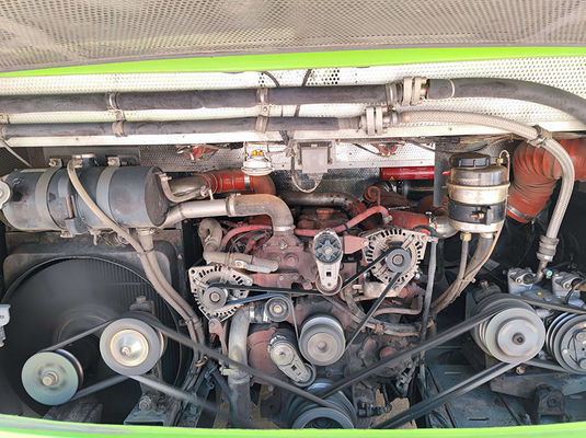 Golden Dragon Used Tour Bus 34 Seats Diesel Fuel Euro 4 Emission Standard