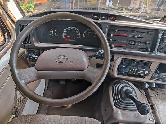20 Seats Used Toyota Bus 120 Km/H LHD Used Left Hand Drive Bus