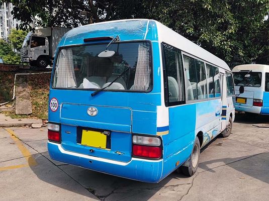 LHD 23 Seats Used Coaster Bus , Toyota Used Diesel Coaches