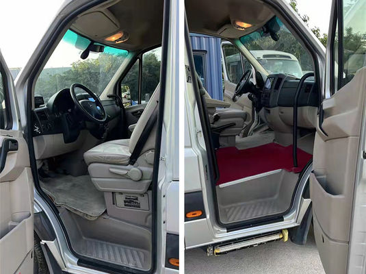 Manual Second Hand Mini Buses , Benz 17 seats Used Passenger Van