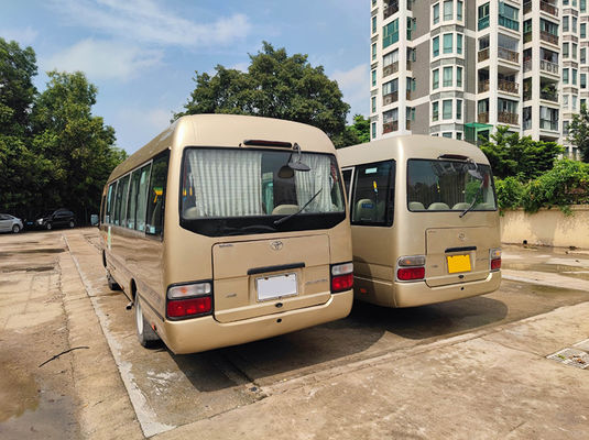 1 Door Used Toyota Bus Manual Transmission 10-23 Seats Coaster Model