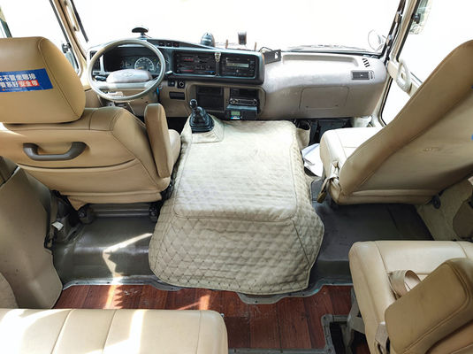 1 Door Used Toyota Bus Manual Transmission 10-23 Seats Coaster Model