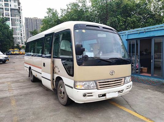 Gasoline Used Coaster Bus 23seats Pre Owned Bus ISO Approved