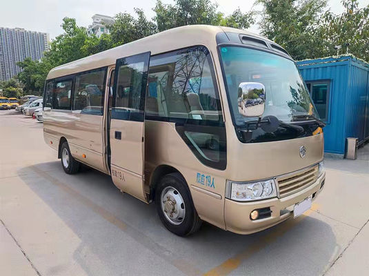Golden Dragon Used LHD Vans Diesel AC Used Small Buses 19 Seats