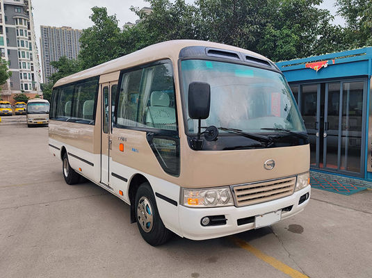 Manual Used Mini Coach / Used 23 Seater Bus Euro 4 Emission Standard